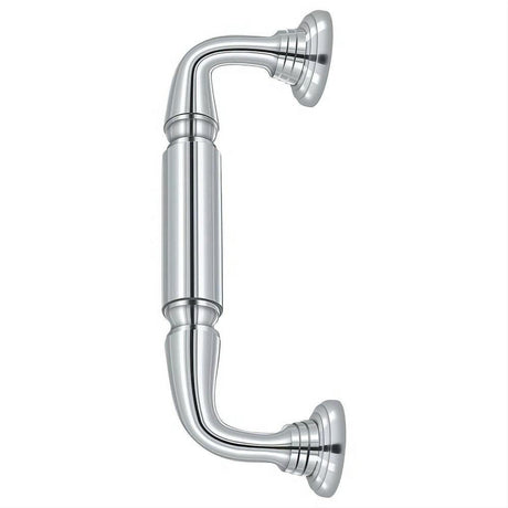 Deltana DP2576U26 DP2576 8" Door Pull with Rosette Chrome