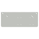 Deltana DP4041P-AL 13" x 5" Drop Plate for Door Closer with Parallel Arm Installation Aluminum