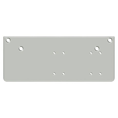 Deltana DP4041P-AL 13" x 5" Drop Plate for Door Closer with Parallel Arm Installation Aluminum