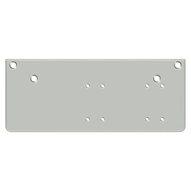 Deltana DP4041P-AL 13" x 5" Drop Plate for Door Closer with Parallel Arm Installation Aluminum