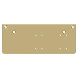 Deltana DP4041P-GOLD 13" x 5" Drop Plate for Door Closer with Parallel Arm Installation