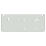 Deltana DP4041P-WHITE 13" x 5" Drop Plate for Door Closer with Parallel Arm Installation