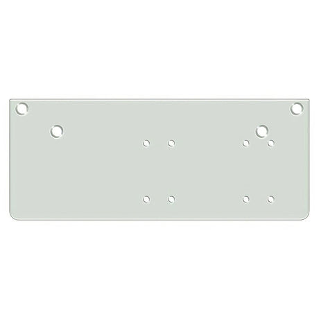 Deltana DP4041P-WHITE 13" x 5" Drop Plate for Door Closer with Parallel Arm Installation