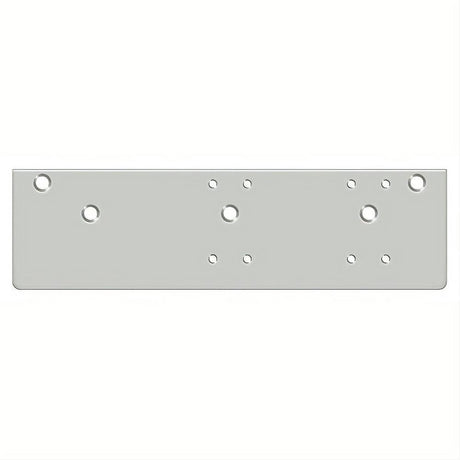 Deltana DP4041S-AL 13" x 3-5/8" Drop Plate for Door Closer with Standard Arm Installation Aluminum