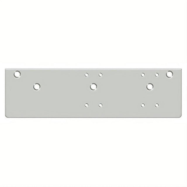 Deltana DP4041S-AL 13" x 3-5/8" Drop Plate for Door Closer with Standard Arm Installation Aluminum