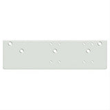 Deltana DP4041S-WHITE 13" x 3-5/8" Drop Plate for Door Closer with Standard Arm Installation