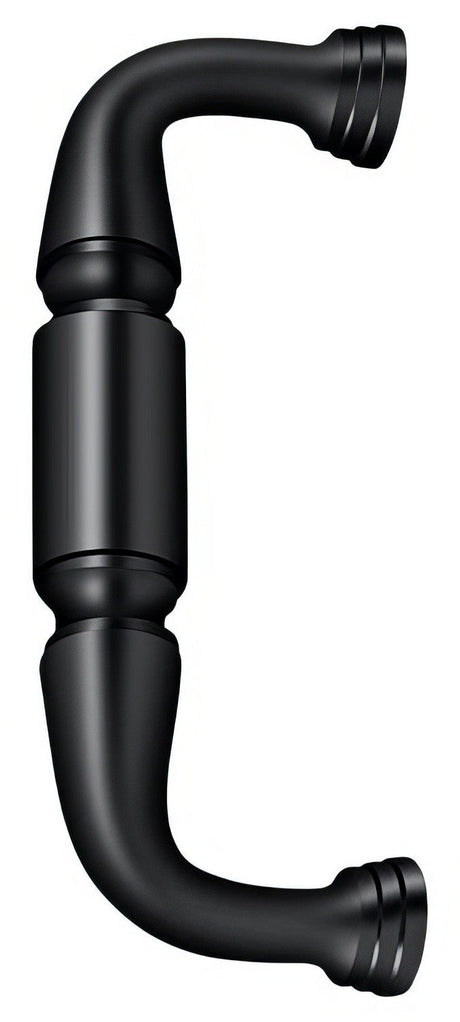 Deltana DP675U19 DP675 7" Door Pull with 6" Centers Paint Black