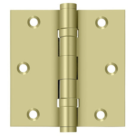 Deltana DSB35B3-UNL DSB35B 3-1/2" x 3-1/2" Square Corner Ball Bearing Door Hinge Unlaquered