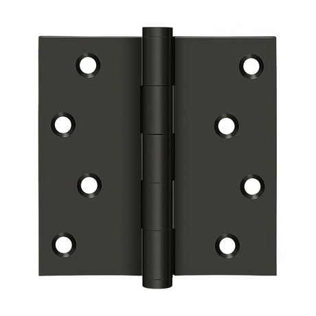 Deltana DSB410B-RZ DSB4-RZ 4" x 4" Square Corner Door Hinge Oil Rubbed Bronze