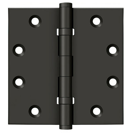 Deltana DSB45B10B DSB45B 4-1/2" x 4-1/2" Square Corner Ball Bearing Door Hinge Oil Rubbed Bronze