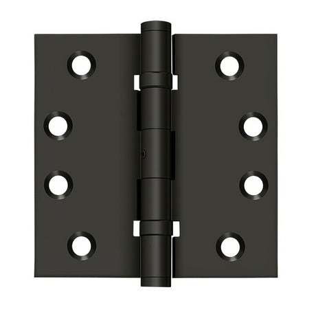 Deltana DSB4NB10B DSB4NB 4" x 4" NRP Square Corner Ball Bearing Door Hinge Oil Rubbed Bronze