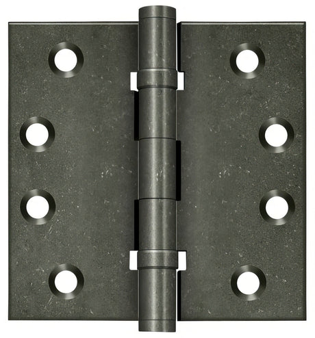 Deltana DSB4NB10WM DSB4NB 4" x 4" NRP Square Corner Ball Bearing Door Hinge White Medium
