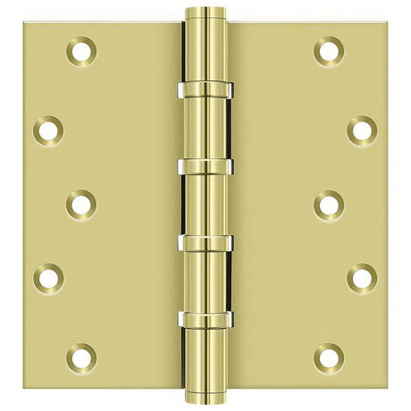 Deltana DSB66BB3 polished brass door hinge
