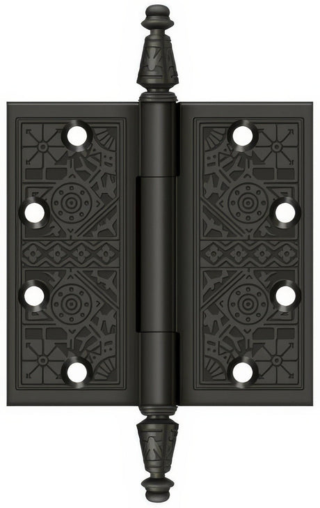 Deltana DSBP45U10B DSBP45 4-1/2" x 4-1/2" Square Corner Door Hinge Oil Rubbed Bronze