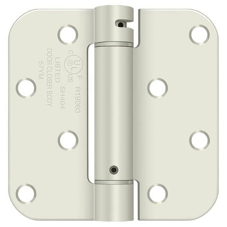 Deltana DSH4R5USPWBM prime coated white spring hinge