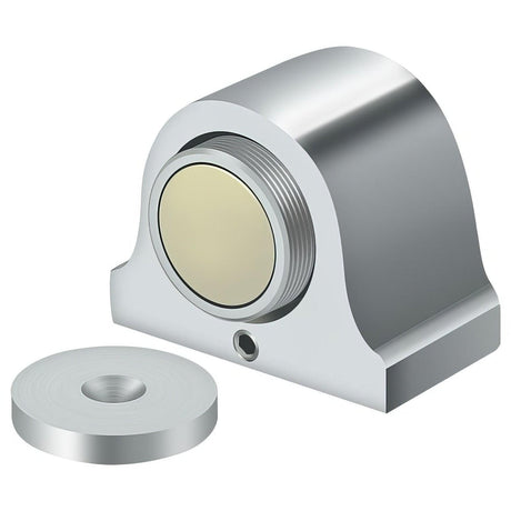 Deltana DSM125U26 DSM125 Magnetic Dome Door Stop And Catch Polished Chrome