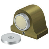Deltana DSM125U5 DSM125 Magnetic Dome Door Stop And Catch Antique Brass