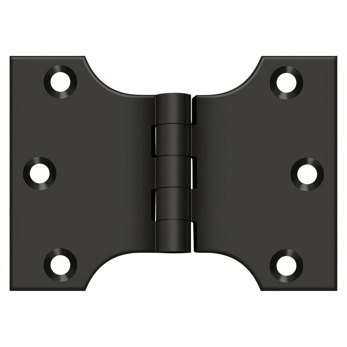 Deltana DSPA3040U10B DSPA3040 3" x 4" NRP Square Corner Door Hinge Oil Rubbed Bronze