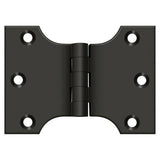 Deltana DSPA3040U10B DSPA3040 3" x 4" NRP Square Corner Door Hinge Oil Rubbed Bronze