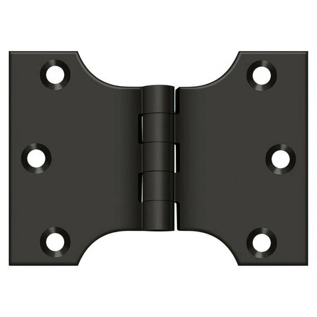Deltana DSPA3040U10B DSPA3040 3" x 4" NRP Square Corner Door Hinge Oil Rubbed Bronze