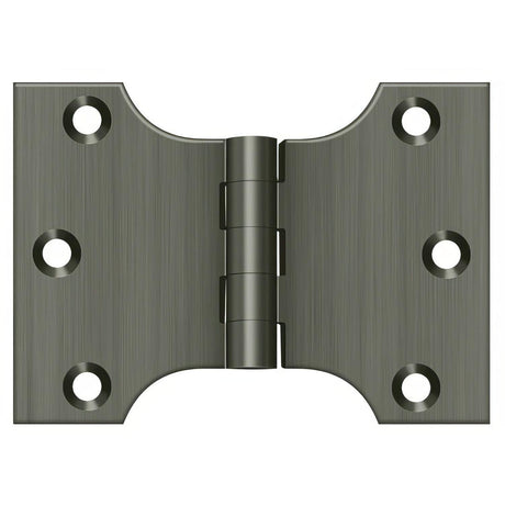 Deltana DSPA3040U15A DSPA3040 3" x 4" NRP Square Corner Door Hinge Antique Nickel