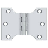 Deltana DSPA3040U26 DSPA3040 3" x 4" NRP Square Corner Door Hinge Chrome
