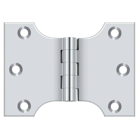 Deltana DSPA3040U26 DSPA3040 3" x 4" NRP Square Corner Door Hinge Chrome