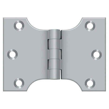 Deltana DSPA3040U26D DSPA3040 3" x 4" NRP Square Corner Door Hinge Brushed Chrome