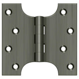 Deltana DSPA4040U15A DSPA4040 4" x 4" NRP Square Corner Door Hinge Antique Nickel