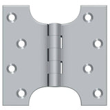 Deltana DSPA4040U26D DSPA4040 4" x 4" NRP Square Corner Door Hinge Brushed Chrome