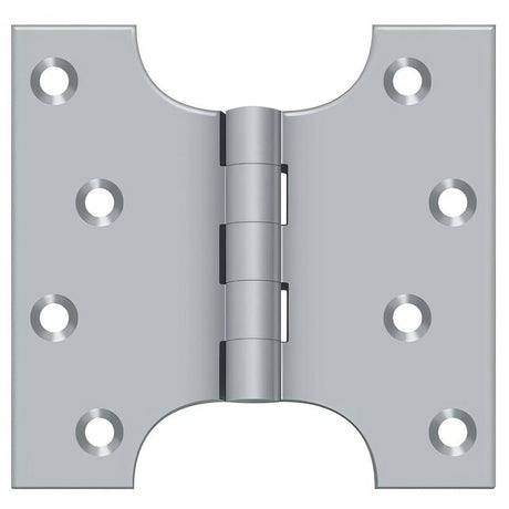 Deltana DSPA4040U26D DSPA4040 4" x 4" NRP Square Corner Door Hinge Brushed Chrome