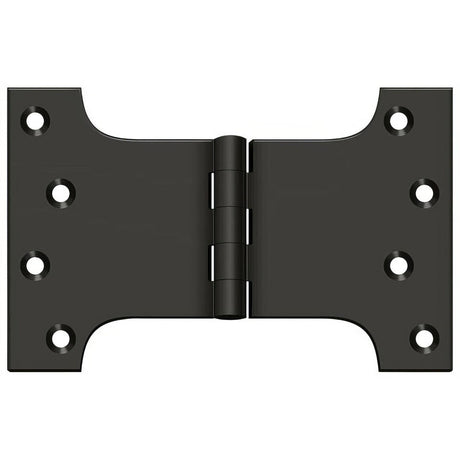 Deltana DSPA4060U10B DSPA4060 4" x 6" NRP Square Corner Door Hinge Oil Rubbed Bronze
