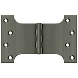 Deltana DSPA4060U15A DSPA4060 4" x 6" NRP Square Corner Door Hinge Antique Nickel