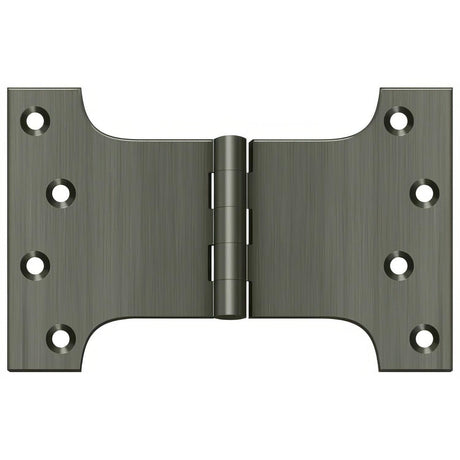 Deltana DSPA4060U15A DSPA4060 4" x 6" NRP Square Corner Door Hinge Antique Nickel
