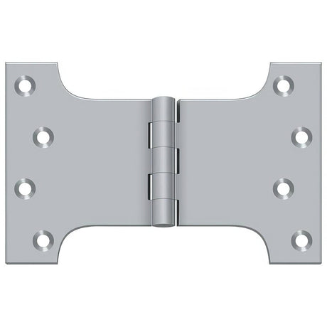 Deltana DSPA4060U26D DSPA4060 4" x 6" NRP Square Corner Door Hinge Brushed Chrome
