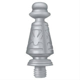 Deltana DSPUT26D DSPUT 1-7/16" Ornate Finials Brushed Chrome