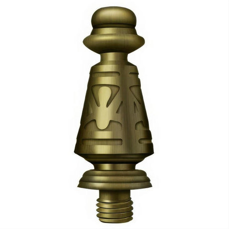 Deltana DSPUT5 DSPUT 1-7/16" Ornate Finials Antique Brass