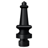 Deltana DSST19 DSST 1-3/16" Steeple Tip Finials Black