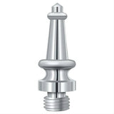 Deltana DSST26 DSST 1-3/16" Steeple Tip Finials Polished Chrome