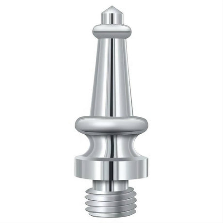 Deltana DSST26 DSST 1-3/16" Steeple Tip Finials Polished Chrome