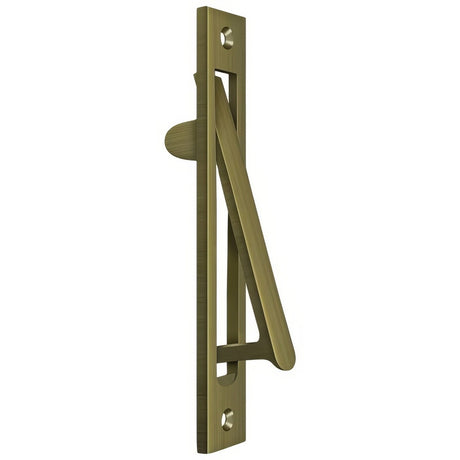 Deltana EP6125U5 antique brass edge pull