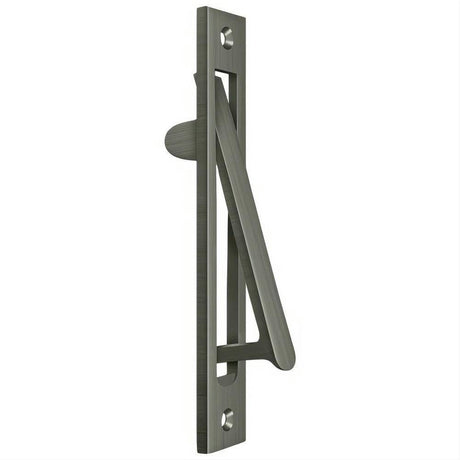 Deltana EP6125U15A EP6125 HD Pocket Door Flush Edge Pull Antique Nickel