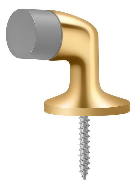 Deltana FDB138CR003 lifetime polished brass floor stop