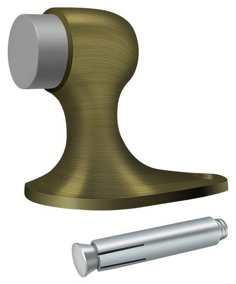 Deltana FDB218U5 antique brass floor stop