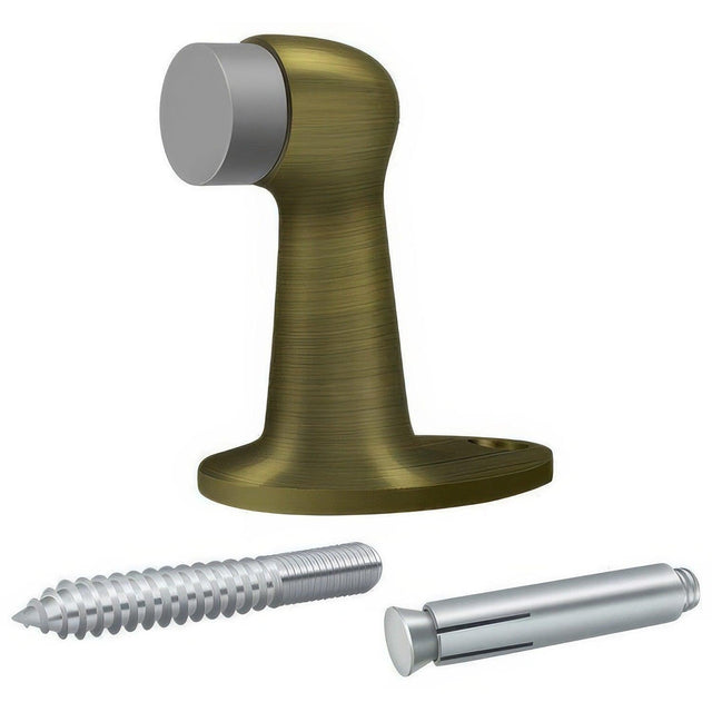 Deltana FDB278U5 FDB278 2-7/8" Floor Mounted Door Stop Antique Brass