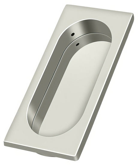 Deltana FP4134U14 polished nickel flush pull