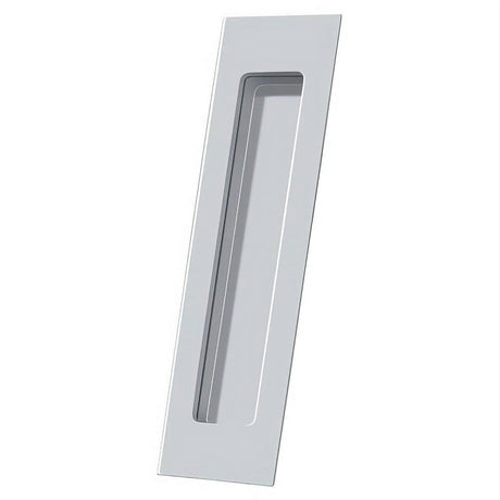 Deltana FP7178U26 FP7178 Solid Brass 7" Rectangular Flush Pull Bright Chrome