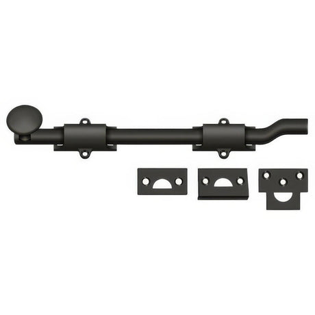 Deltana FPG1010B FPG10 10" HD Offset Surface Bolt Oil Rubbed Bronze
