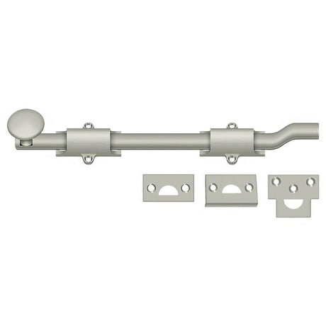 Deltana FPG1015 FPG10 10" HD Offset Surface Bolt Satin Nickel