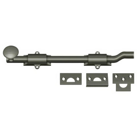 Deltana FPG1015A FPG10 10" HD Offset Surface Bolt Antique Nickel